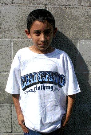 Style 26 Chicano Clothing Youth White Tshirt
